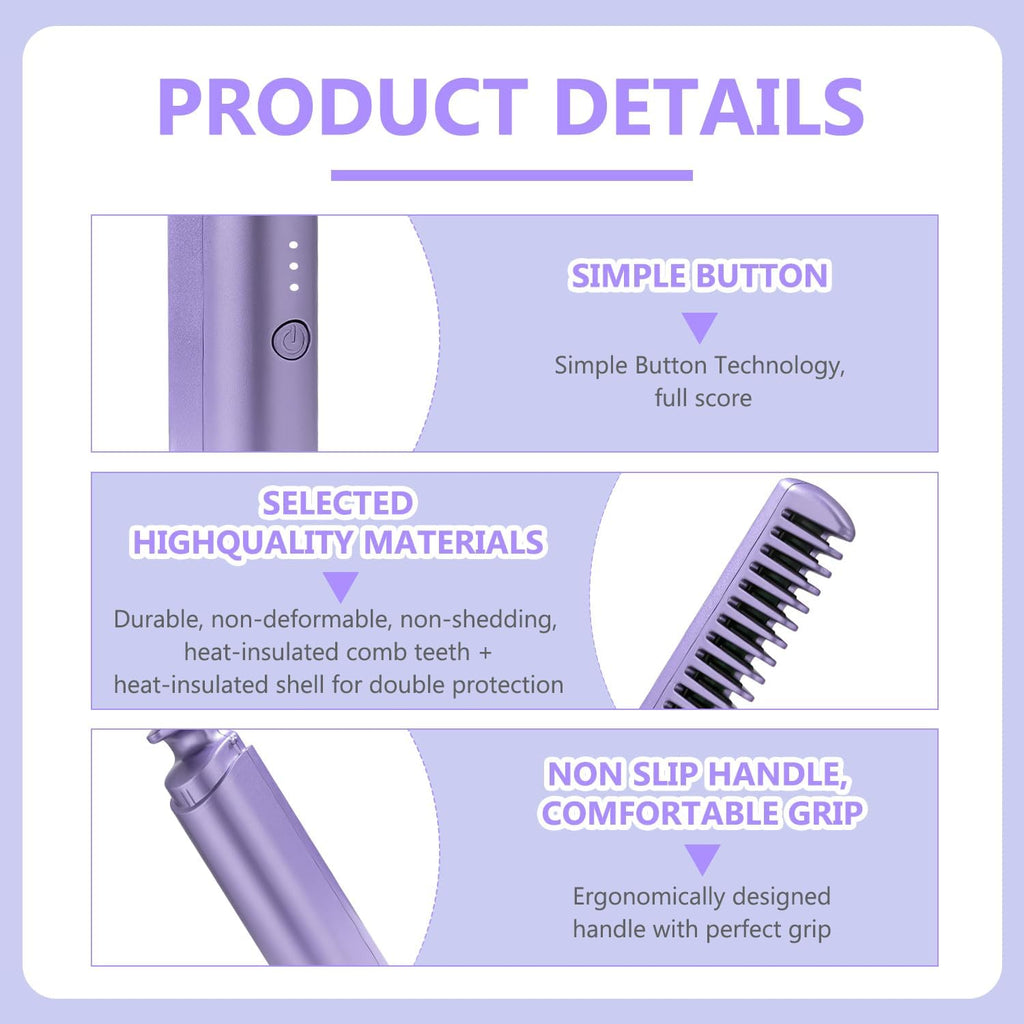MINI HAIR STRAIGHTNER COMB